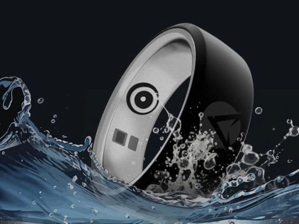 Adivaa Smart Ring R6: Waterproof with Gesture Control, Heart Rate and SpO2 Sensors