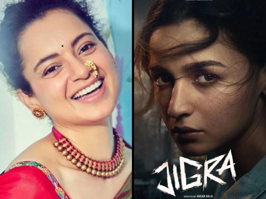 Alia Bhatt's Jigra Earns Only 4.25 Crores on Opening Day, Kangana Ranaut Throws Shade