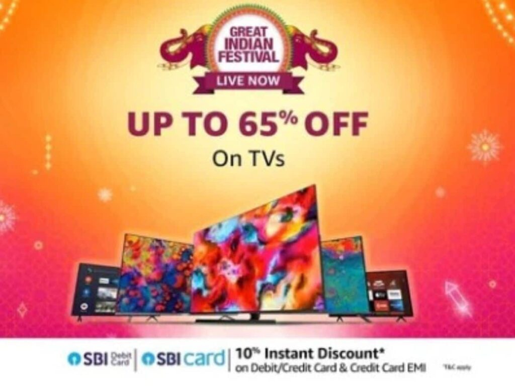 Amazon Diwali sale offers incredible deals on Smart TVs at 8 PM, order now!