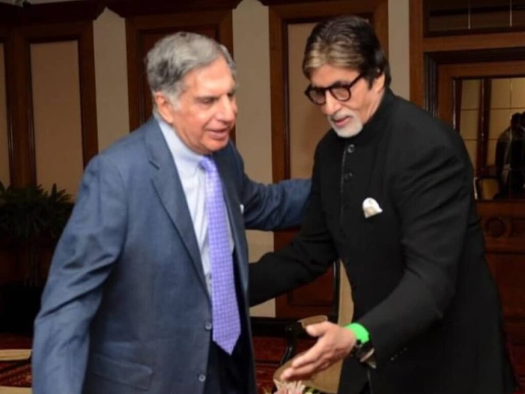 Amitabh Bachchan Shares Heartfelt Post on Ratan Tata's Passing