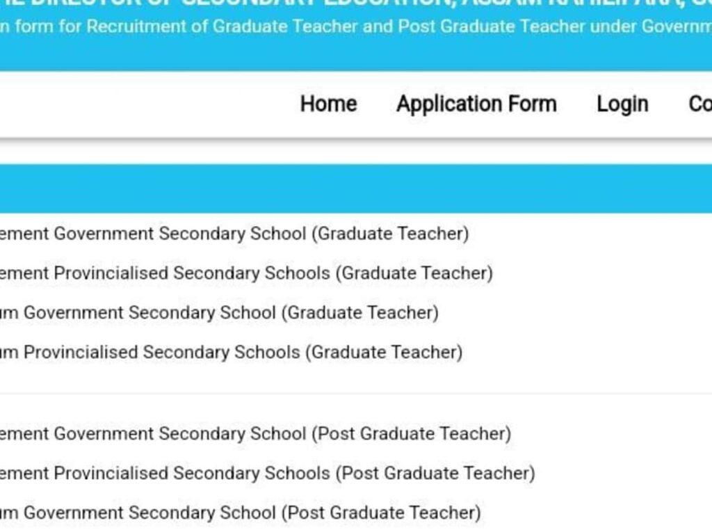 Assam Teacher Recruitment 2024: 9389 TGT-PGT Positions Available - Get the Details!