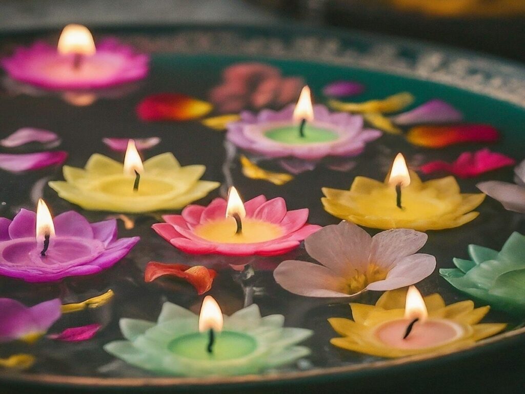 Create Stunning Floating Candles with Water – Everyone Will Ask for Your Decor Secrets This Diwali!