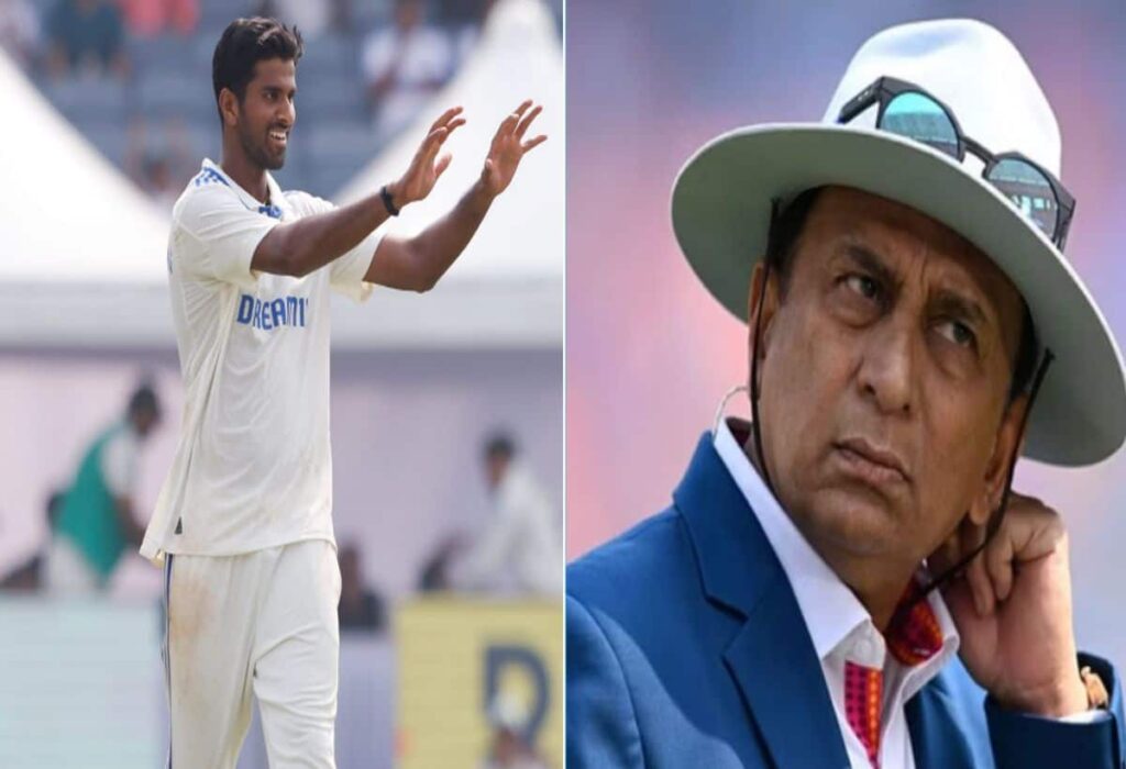 Washington Sundar justifies his selection, Sunil Gavaskar takes a U-turn.