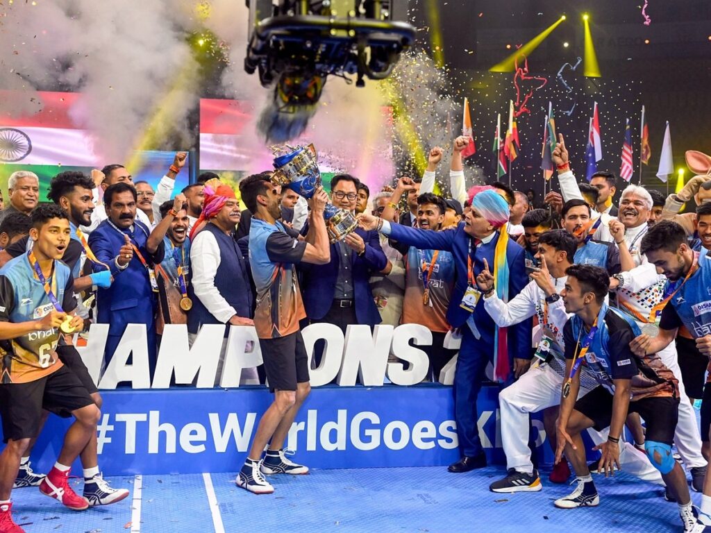 Men's Team Triumphs: Wins Kho-Kho World Cup by Defeating Nepal in Finals!