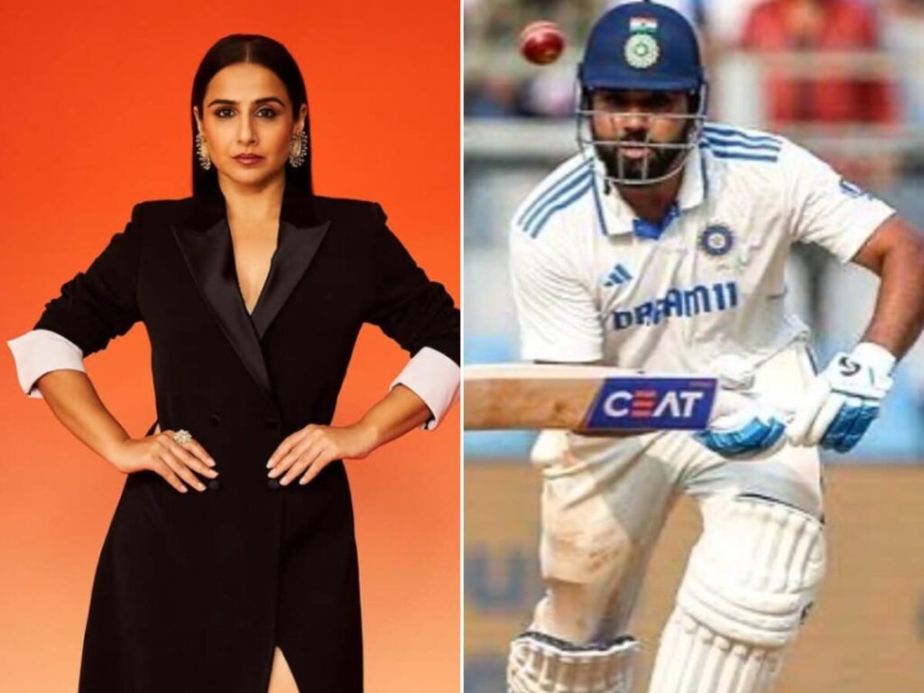 Vidya Balan Tweets for Rohit Sharma, Faces Backlash from Netizens