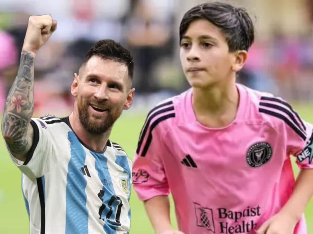 Father and Son Shine: Messi's Son Scores 11 Goals in a Match!