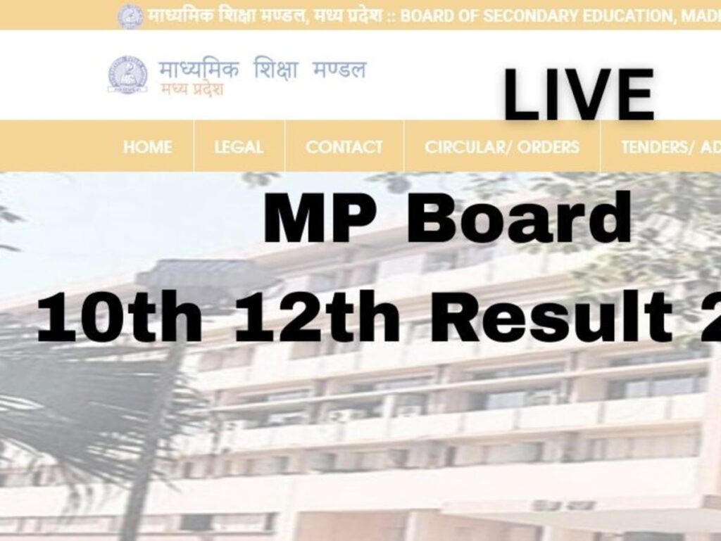 MP Board Result 2025 Live: Date Announcement for 10th and 12th Results with Direct Link