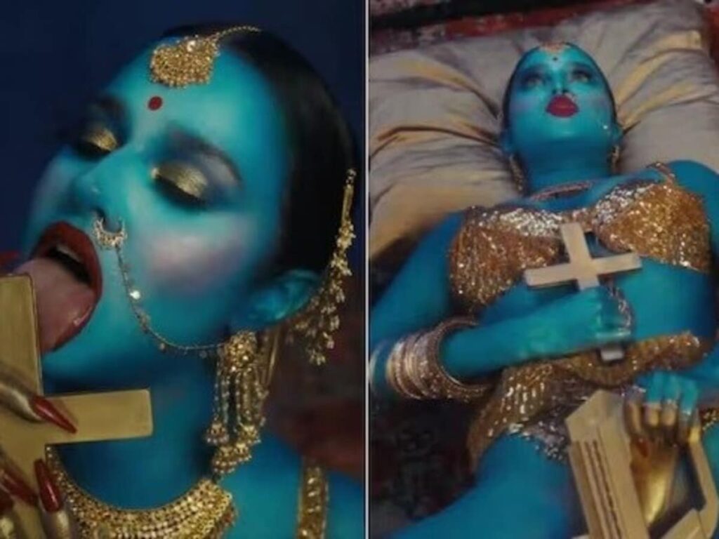 Controversy Erupts Over Rapper Tommy's Music Video Featuring Hindu Goddess-Inspired Makeup and Cross Symbol