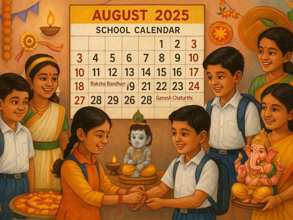 August 2025 School Holidays: Fun-Filled Month of Festivals and Breaks for Students