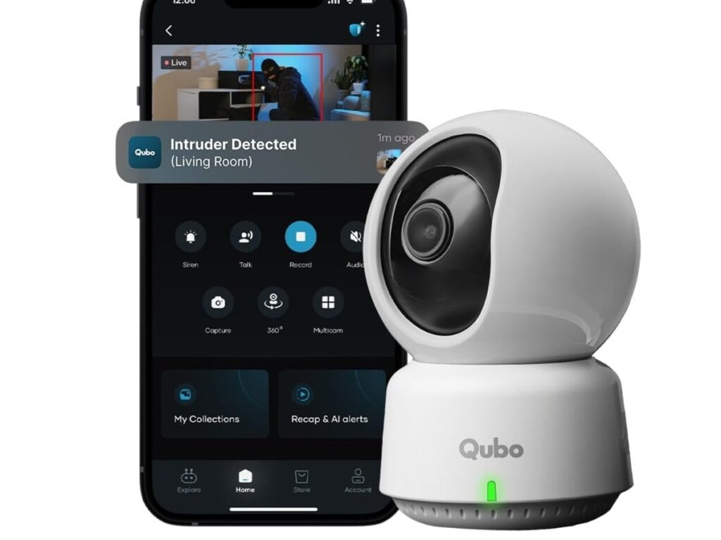 Security camera offers 360-degree coverage for under 2500 rupees in Amazon sale.